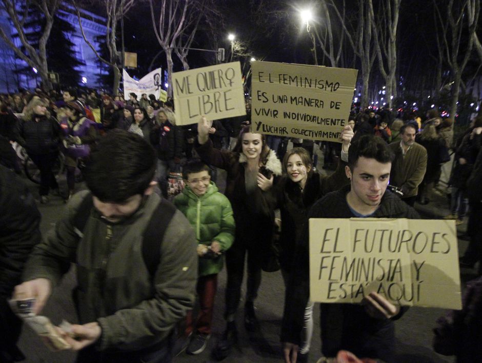 Manifestacin Da Internacional de la Mujer Trabajadora, 8-3-2016