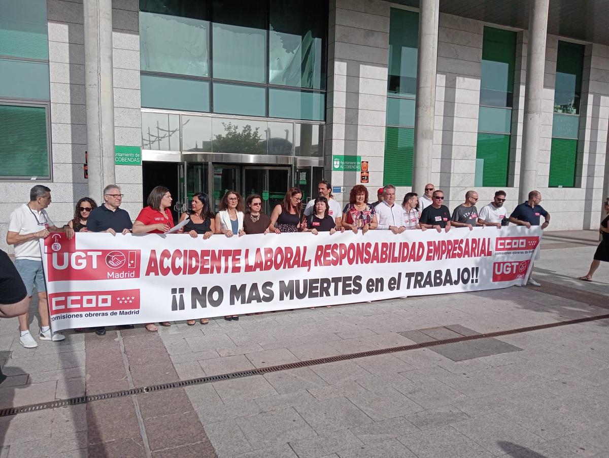 Concentracin en Alcobendas contra la siniestralidad laboral