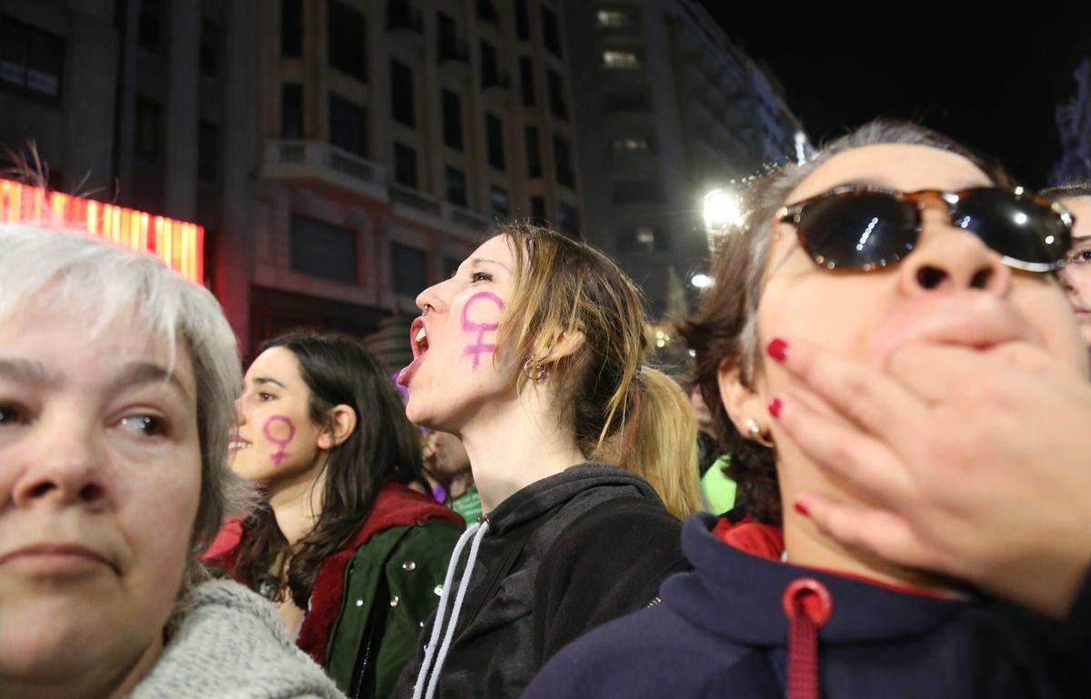 Manifestacion 8M, Da Internacional de la Mujer Trabajadora, Madrid 2019