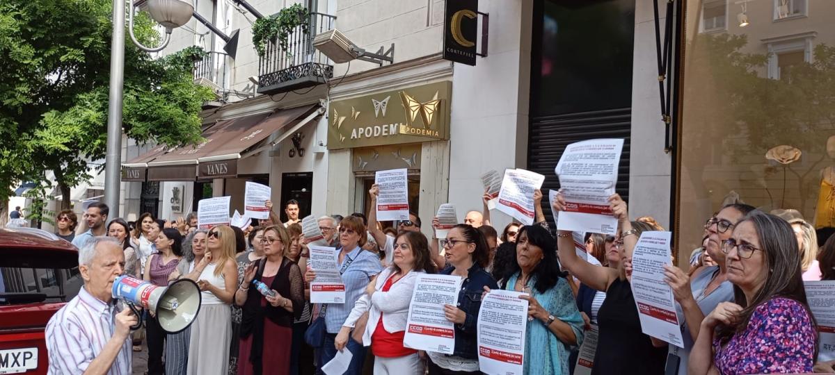 Plantilla de la Audiencia Nacional protesta contra el traslado sin medidas de seguridad