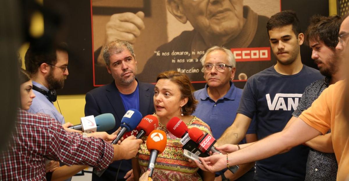 Eva Prez, secretaria de Empleo de CCOO de Madrid