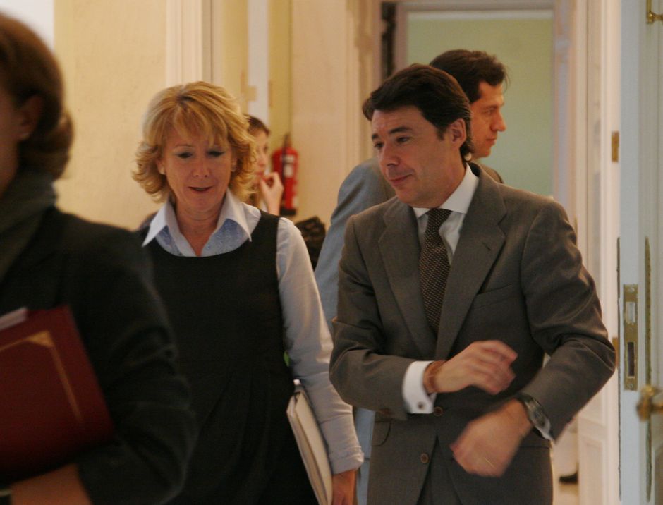 Esperanza Aguirre e Ignacio Gonzlez