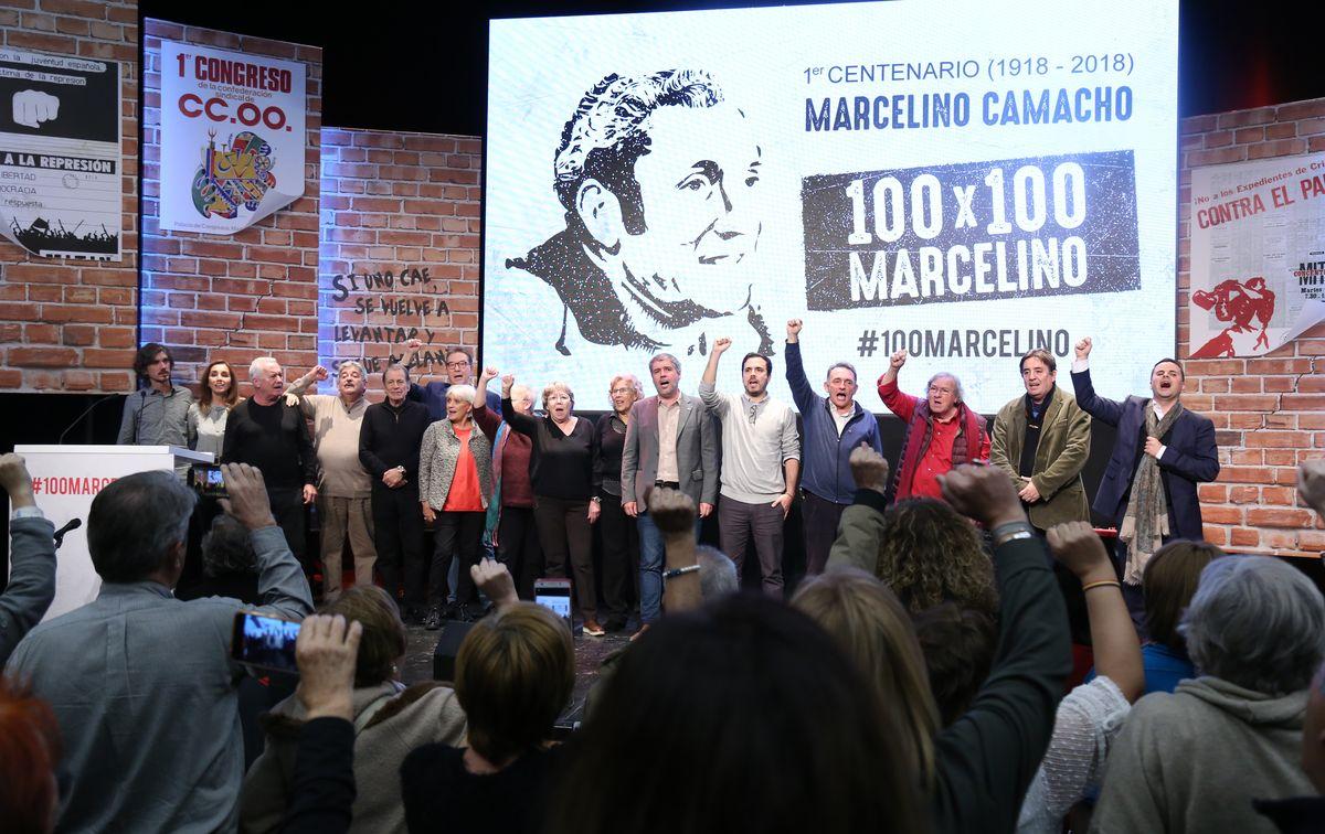 Acto de cierre centenario del nacimiento de Marcelino Camacho