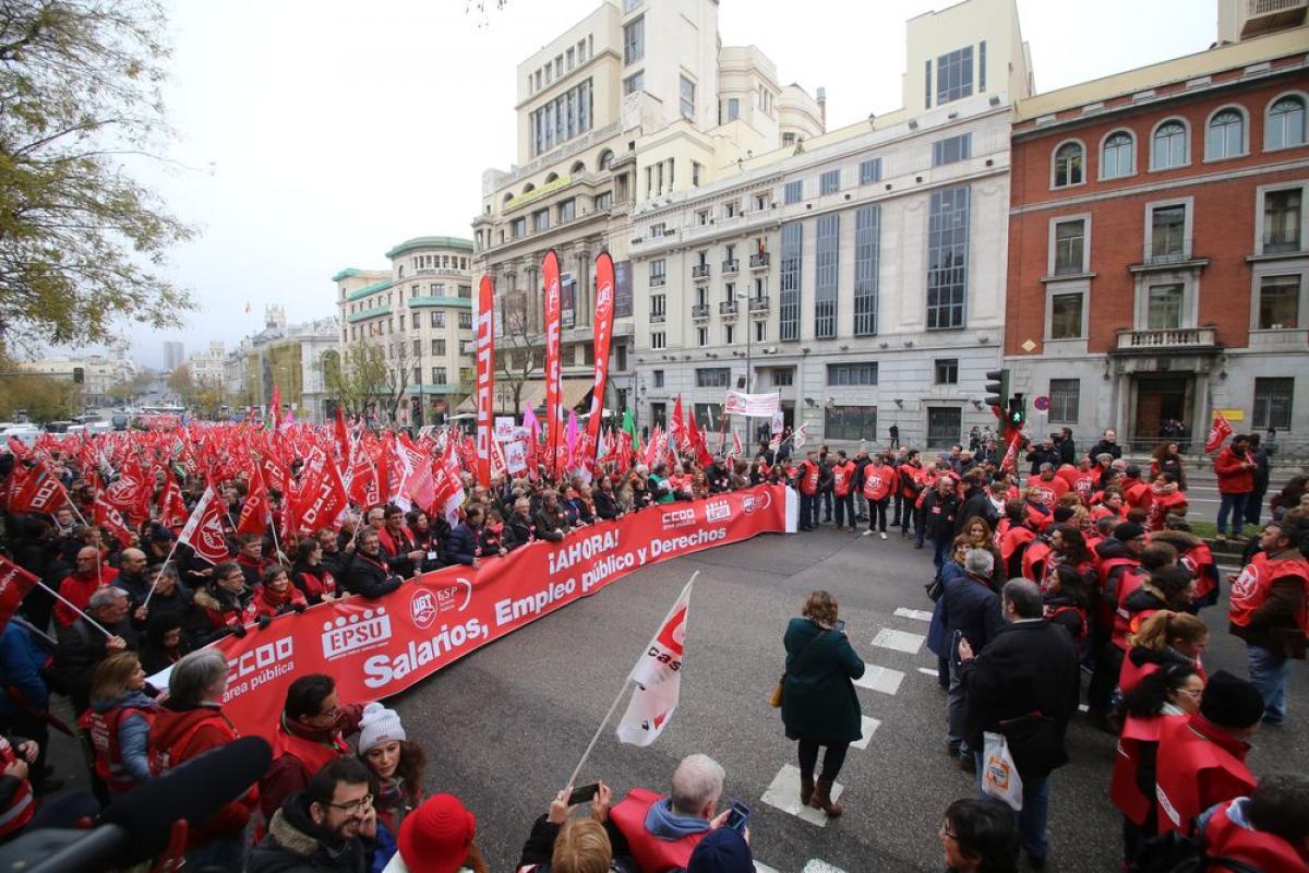 Manifestacin del 14-D de 2017 en Madrid