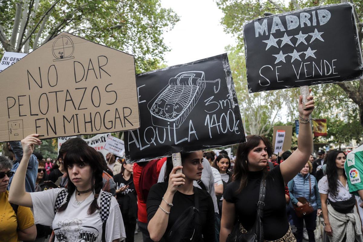 Manifestacin el 13 de octubre de 2024 en Madrid