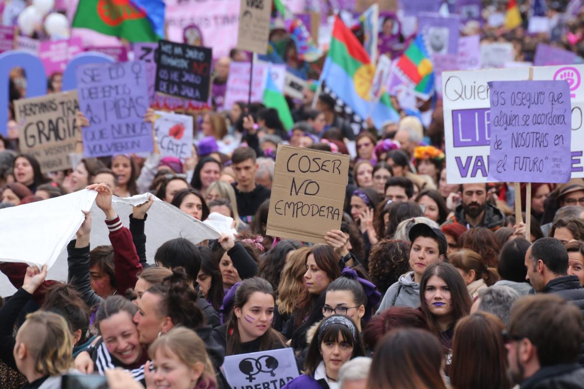 Manifestacion 8M 2020 en Madrid