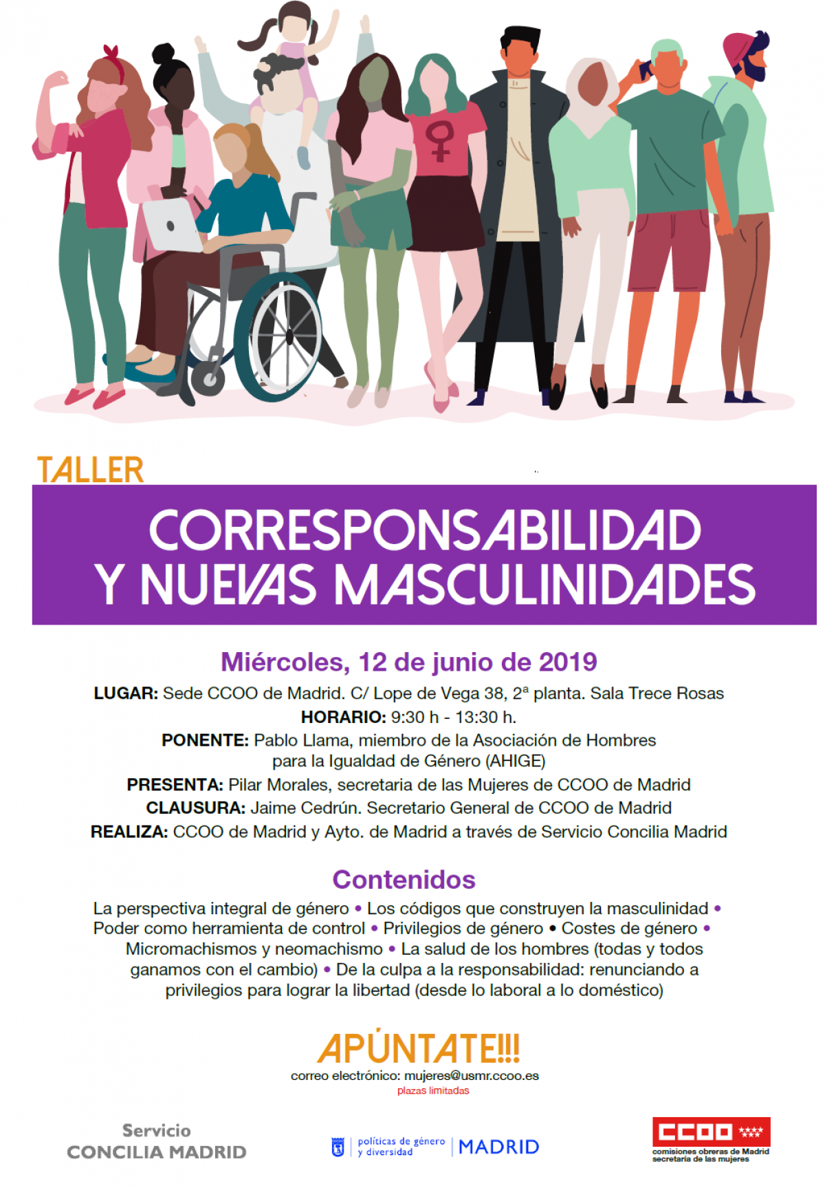 Taller corresponsabilidad y nuevas masculinidades