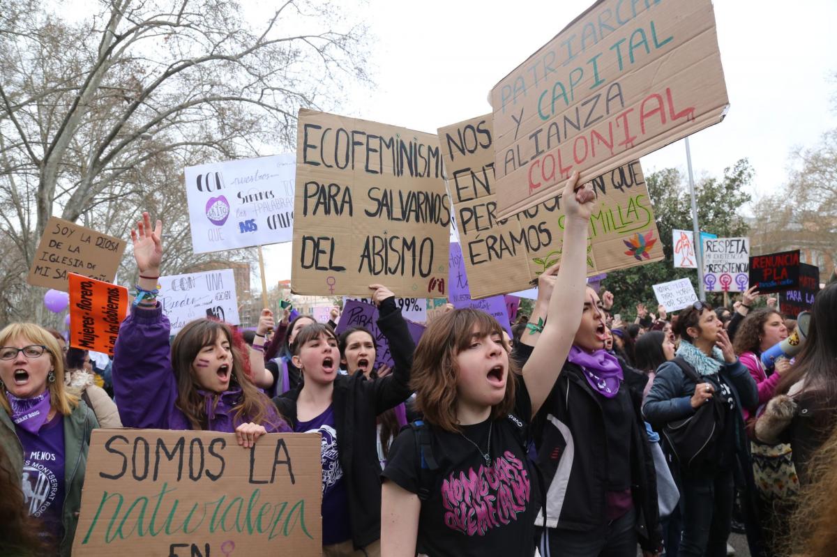 Manifestacion 8M 2020 en Madrid