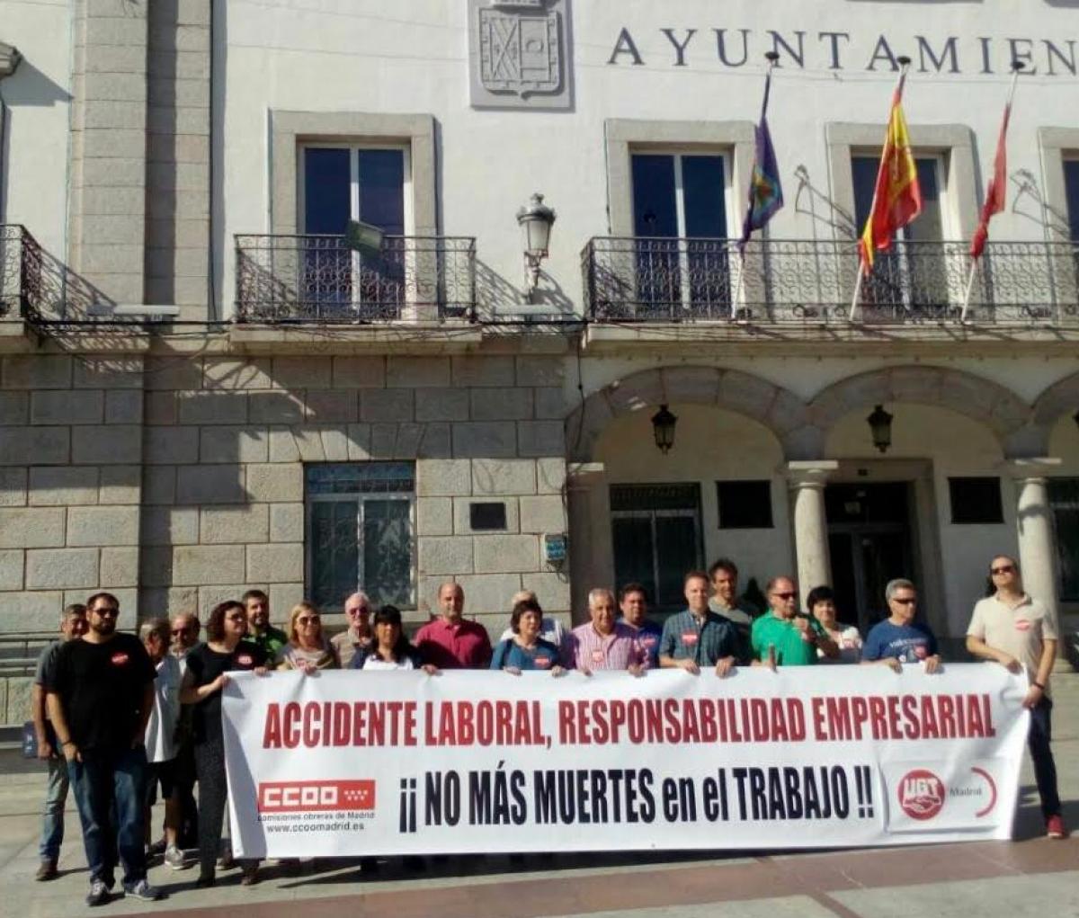 Minuto de silencio en Colmenar