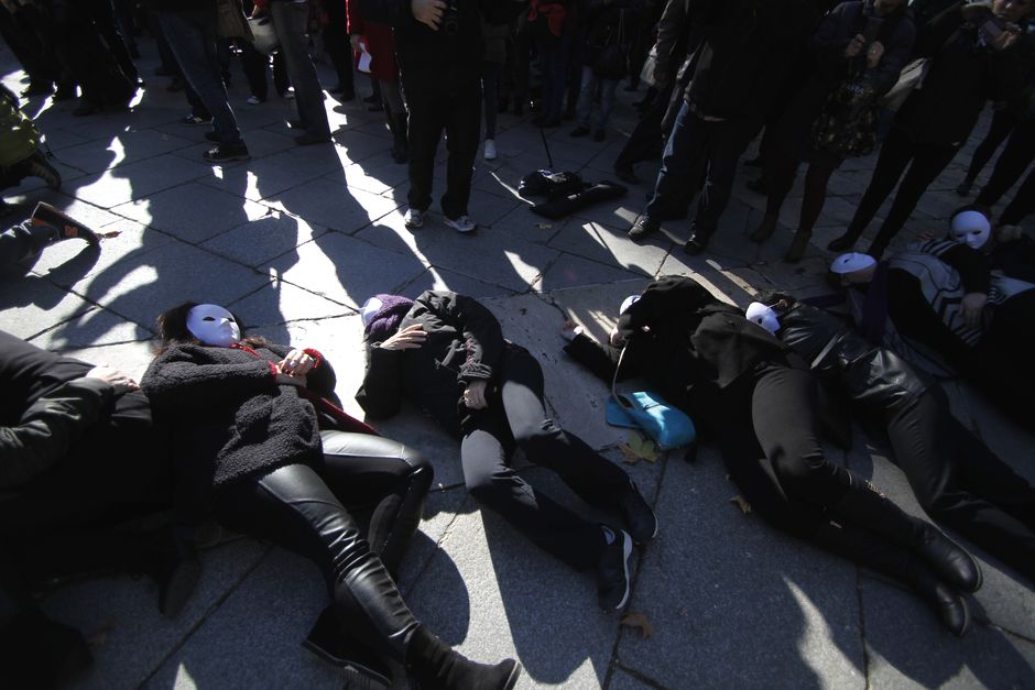 Concentracin 25 Noviembre Da Internacional contra la violencia de Gnero, Madrid