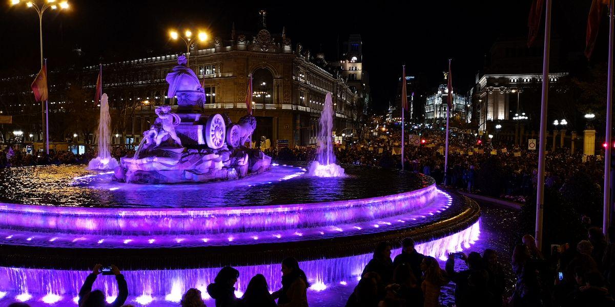 Manifestacion 8M, Da Internacional de la Mujer Trabajadora, Madrid 2019