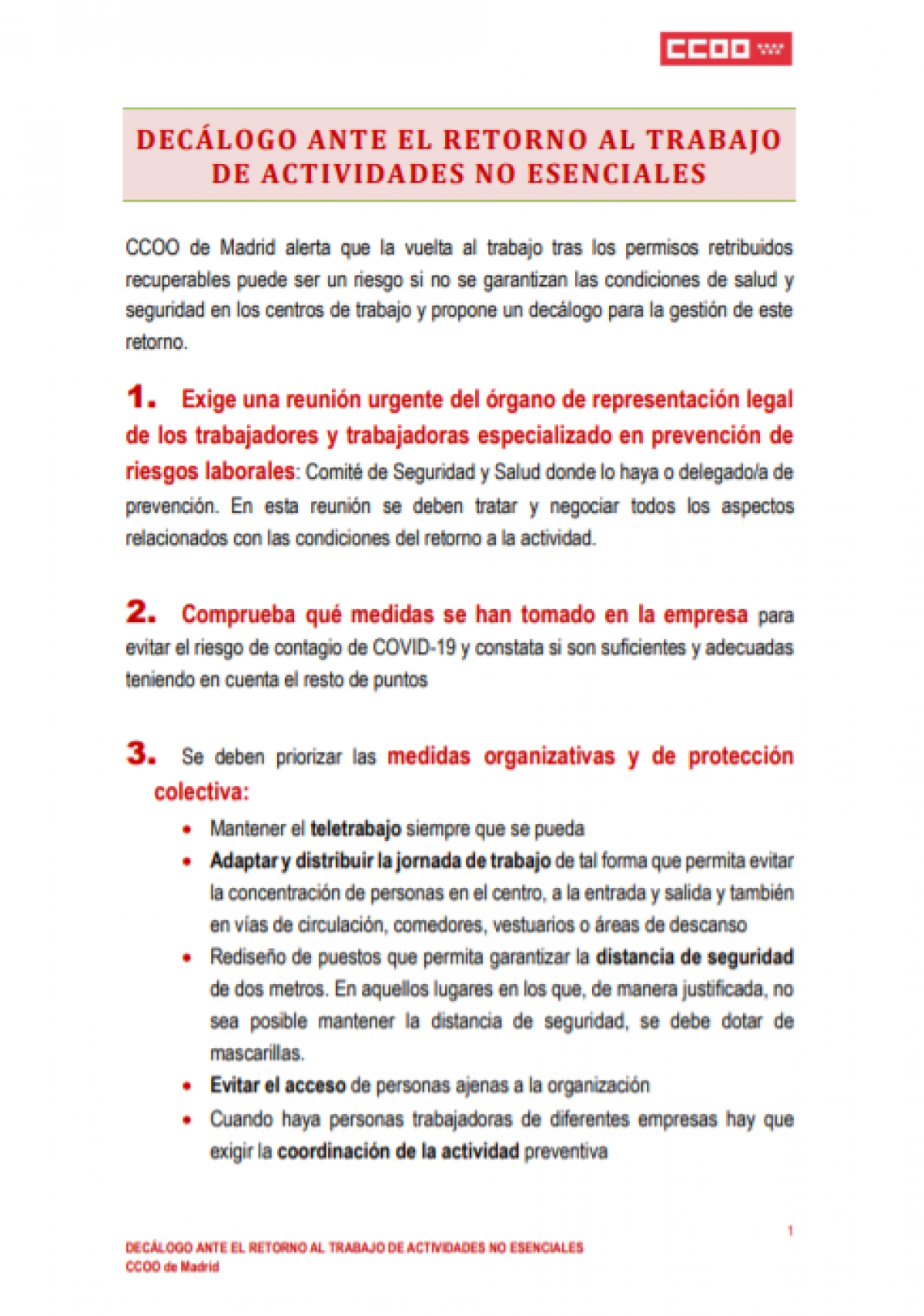 Declogo ante el retorno al trabajo de actividades no esenciales (13-4-2020)