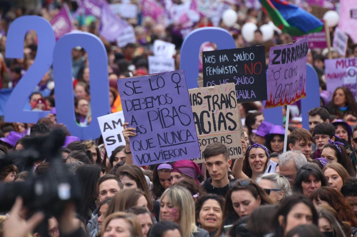 Manifestacion 8M 2020 en Madrid