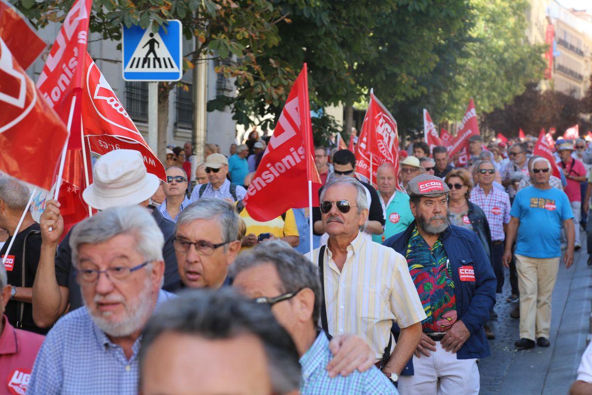 Manifestacin por las pensiones presentes y futuras, 1-10-2018