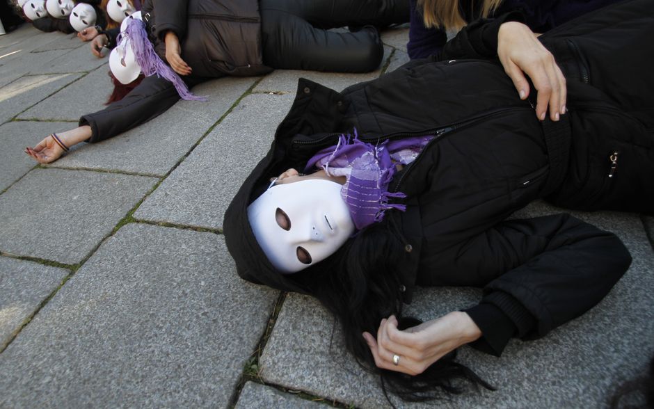 Concentracin 25 Noviembre Da Internacional contra la violencia de Gnero, Madrid