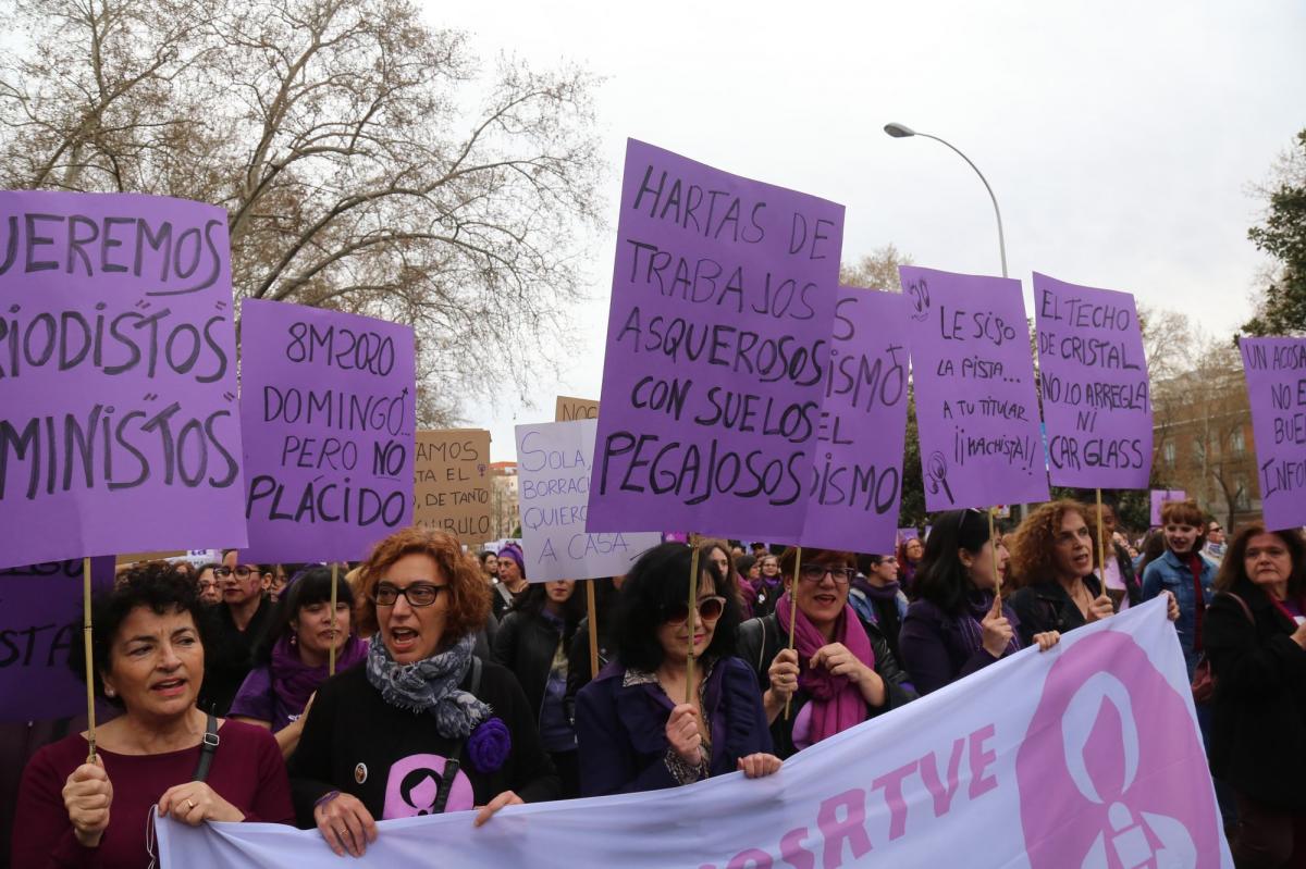 Manifestacion 8M 2020 en Madrid