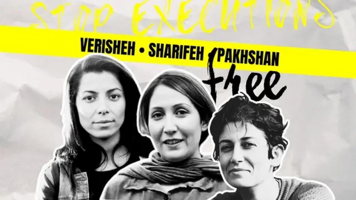 No a la pena de muerte!: Azizi, Moradi y Mohammadi no deben morir