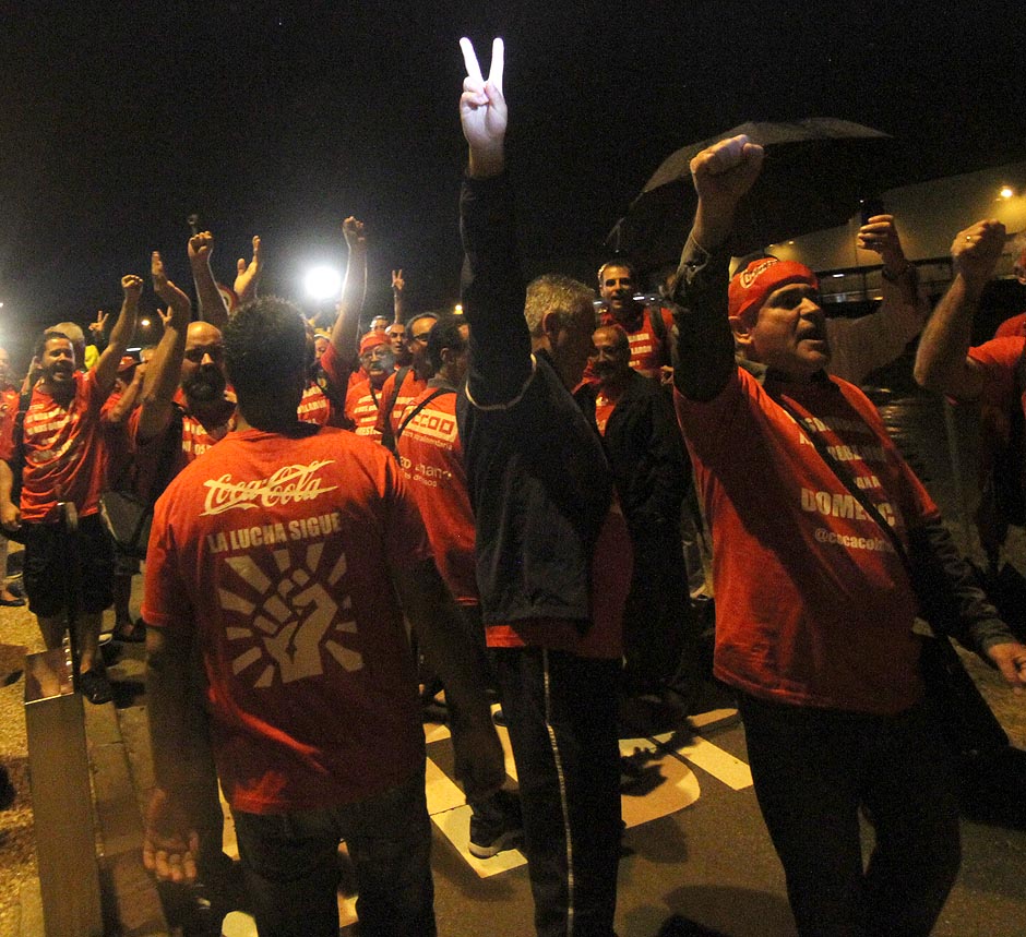 Reapertura de la fbrica de Coca Cola en Fuenlabrada