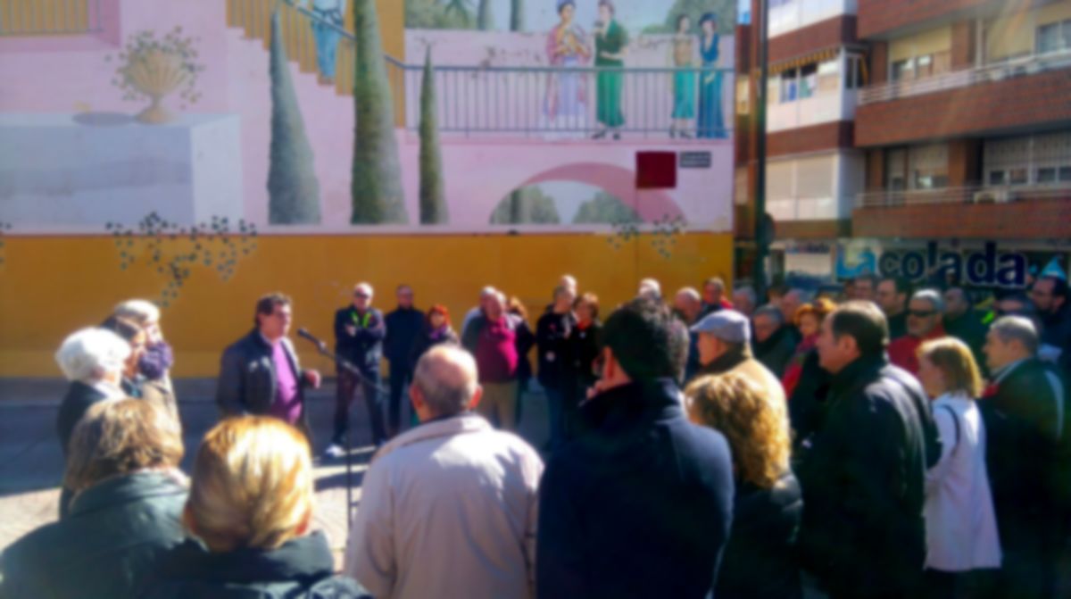 Restitucin en Getafe de la placa en homenaje a los Abogados de Atocha