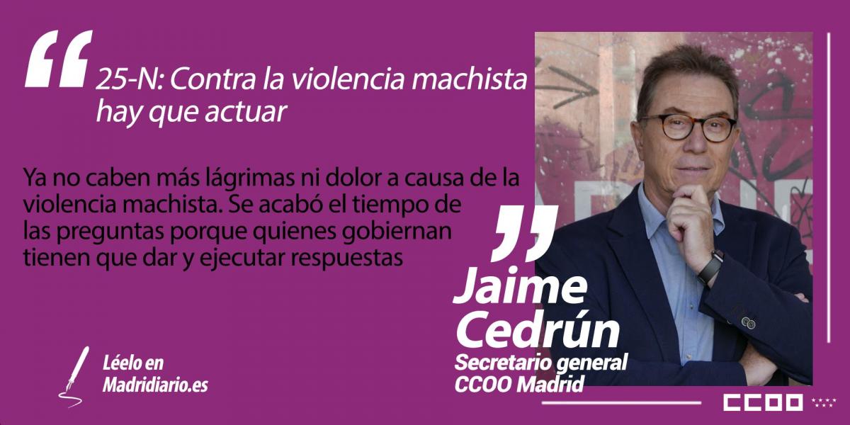 Artculo de Jaime Cedrn del da 26 de noviembre de 2020