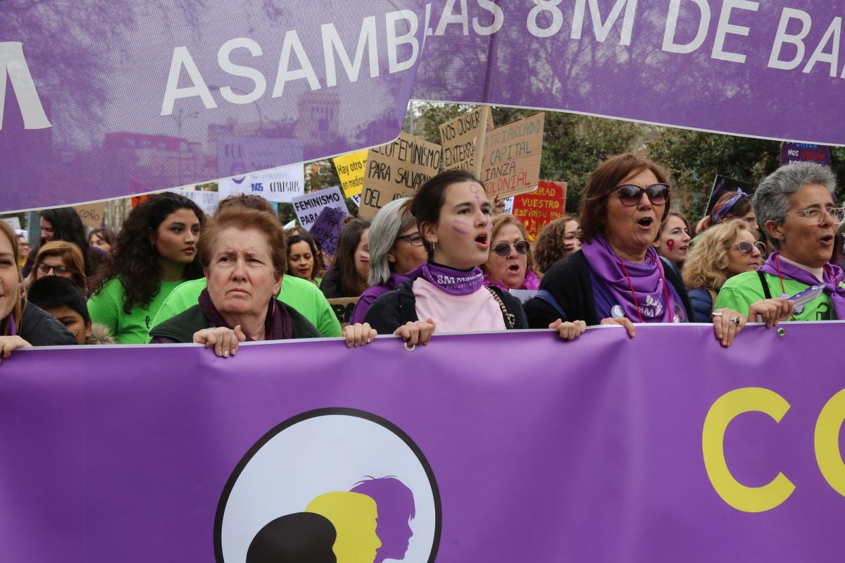 Manifestacion 8M 2020 en Madrid