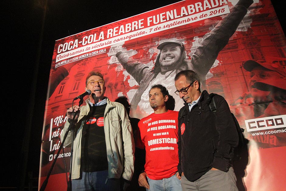 Reapertura de la fbrica de Coca Cola en Fuenlabrada