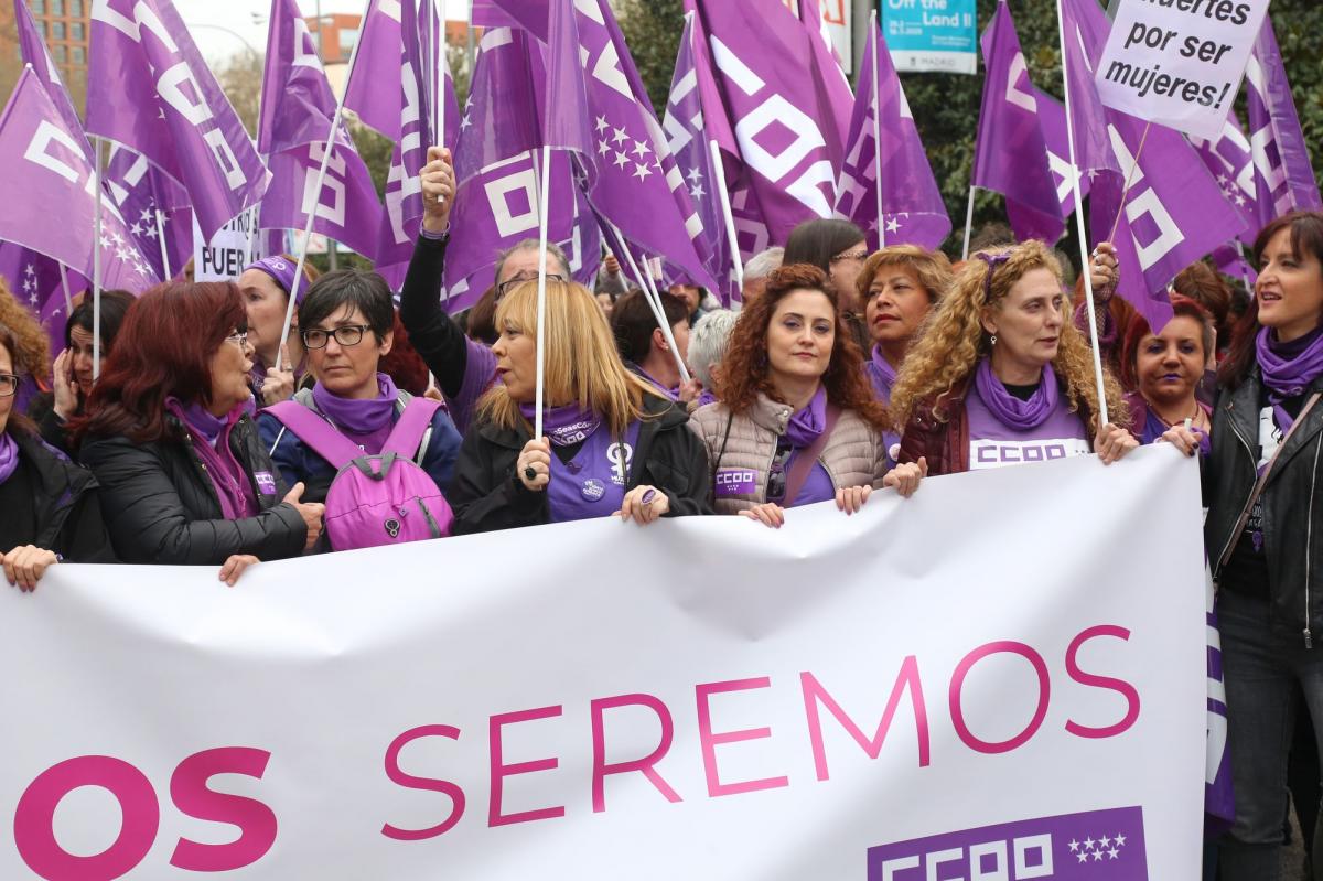 Manifestacion 8M 2020 en Madrid