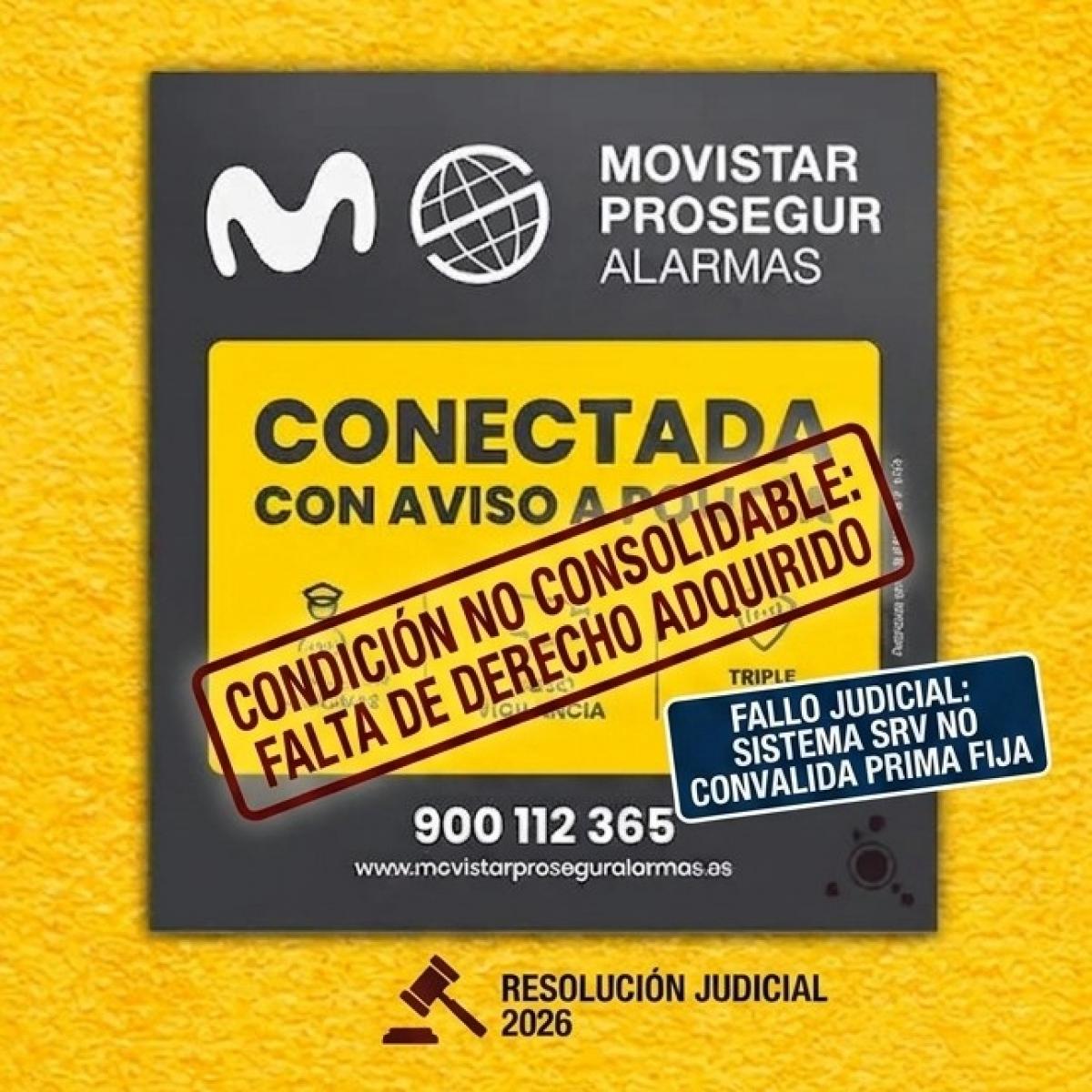 Victoria judicial histórica contra la precariedad salarial en Movistar Prosegur Alarmas