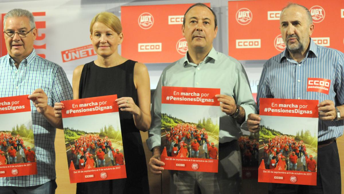 CCOO y UGT anuncian Marchas de penssionistas