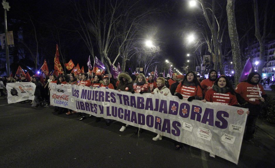 Manifestacin Da Internacional de la Mujer Trabajadora, 8-3-2016