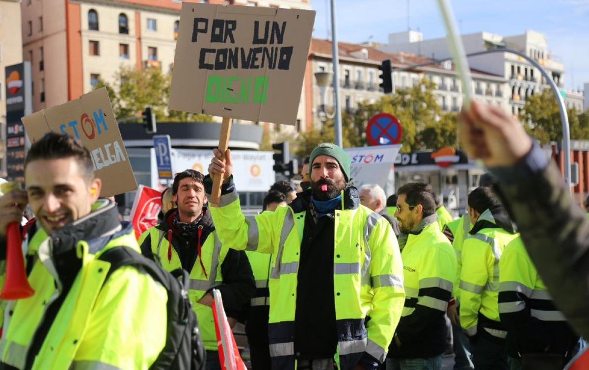 Huelga de los trabajadores que mantienen y reparan los trenes de Alstom