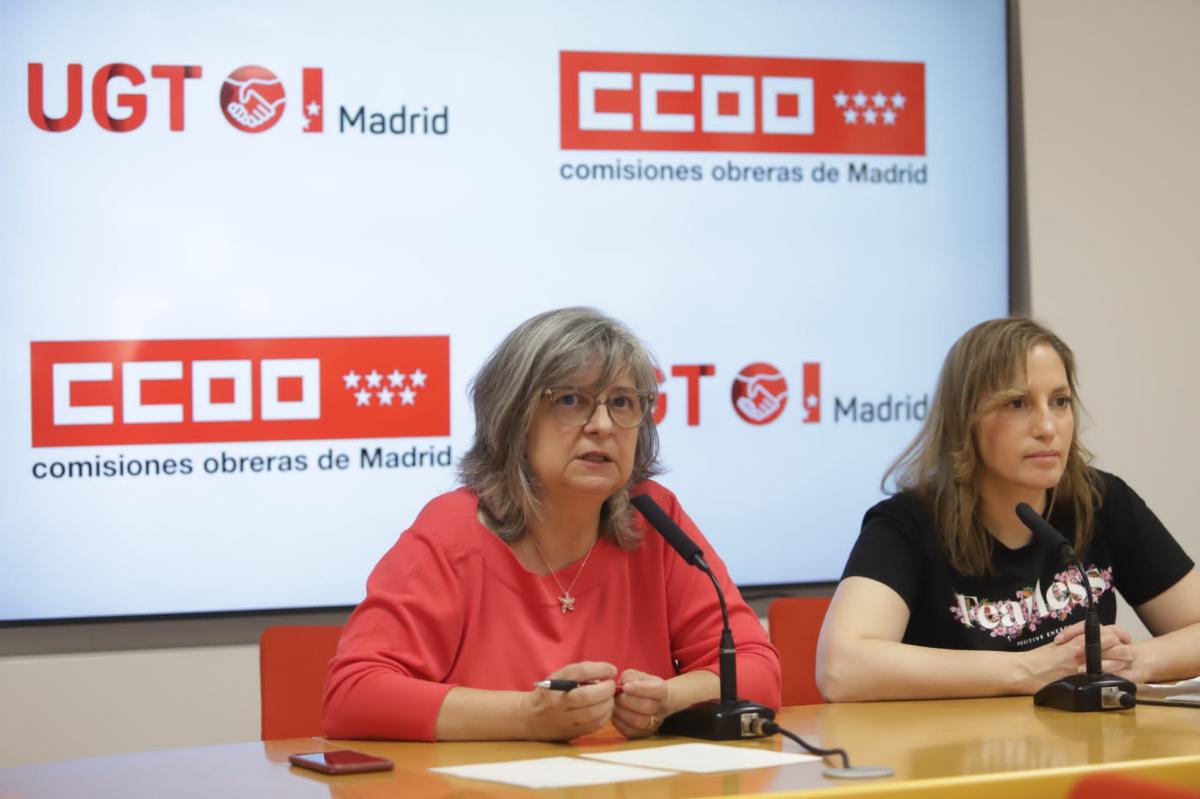 Paloma Lopez (primer plano) y Marina Prieto