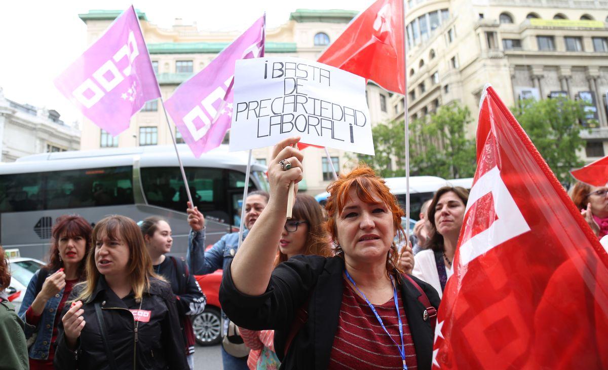 Se mantiene la huelga indefinida en el 010 Lnea Madrid