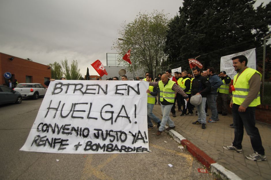 Huelga en BTREN 5 mayo 2016