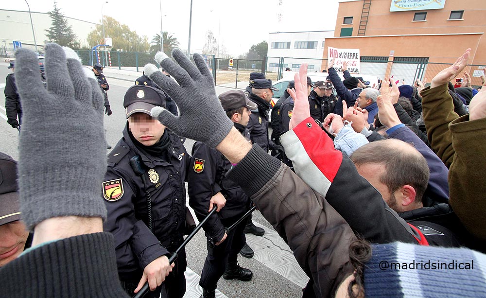 CCOO, contra el desmantelamiento de la fbrica de Coca-Cola en Fuenlabrada