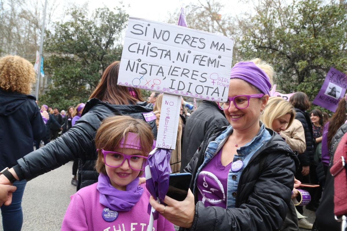 Manifestacion 8M 2020 en Madrid