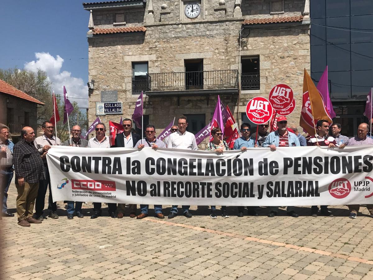 La comarca Sierra de Guadarrama por unas pensiones dignas