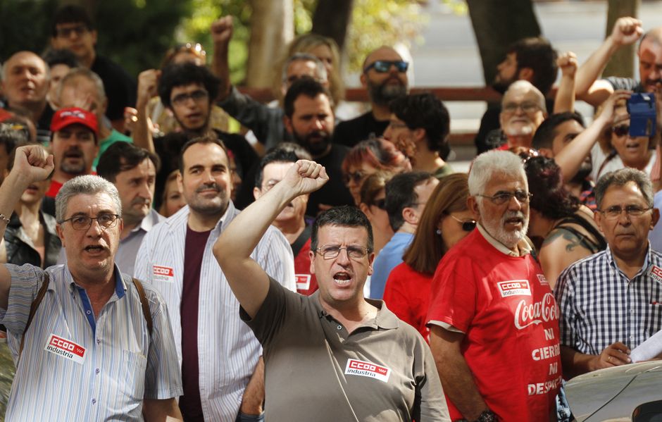 Concentracin en apoyo a Juan Carlos Asenjo y en defensa del derecho de huelga