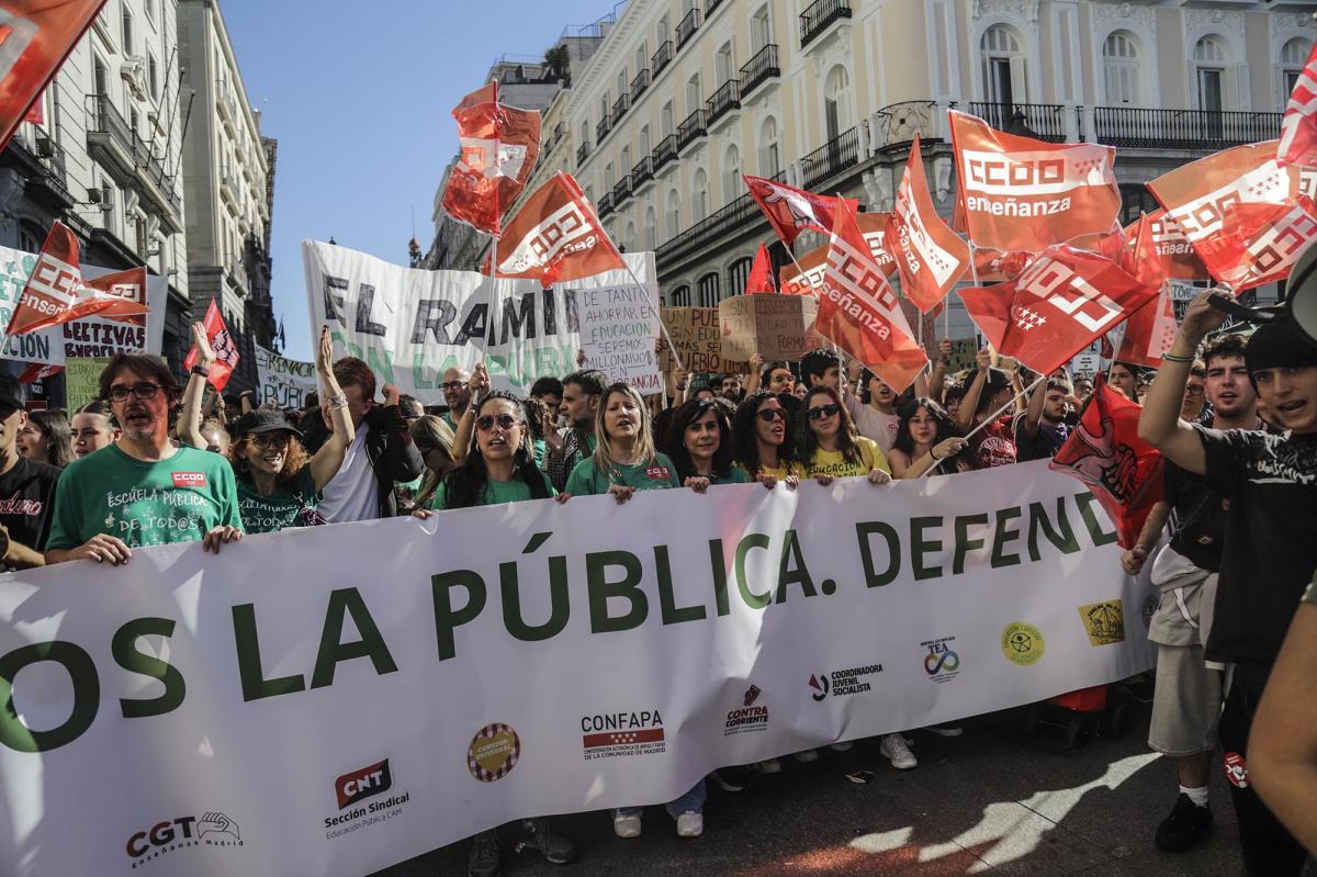 Concentración por la educación pública el 14 de octubre de 2026