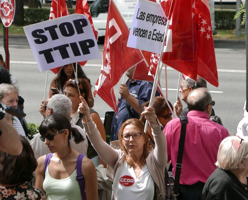 Otoo de lucha contra los tratados de libre comercio. #niCETAniTTIP