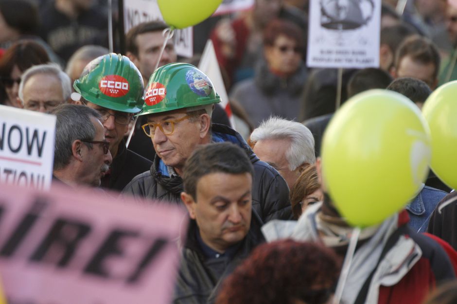 Marcha por el Clima "Frente al cambio climtico, cambiemos de modelo" Madrid 29-11-2015