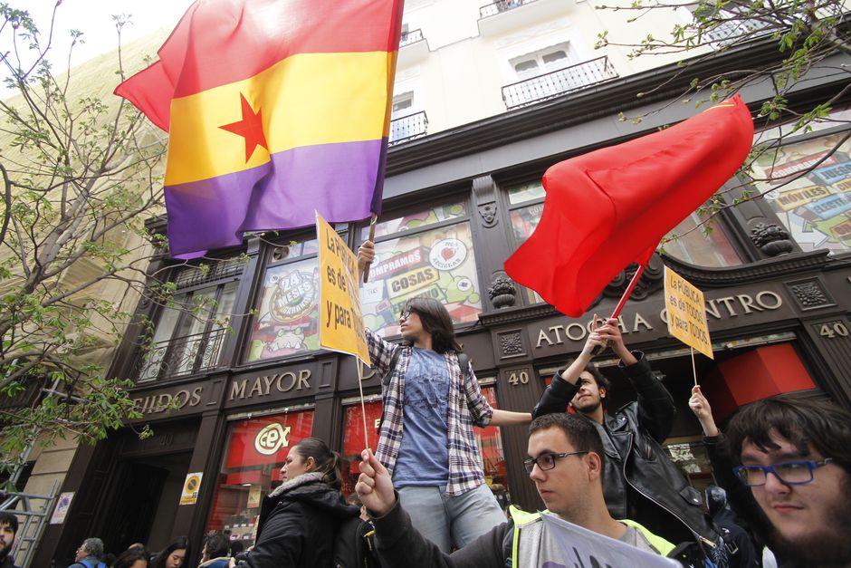 Manifestacin de estudiantes por la derogacin de la LOMCE, Madrid 14-4-2016