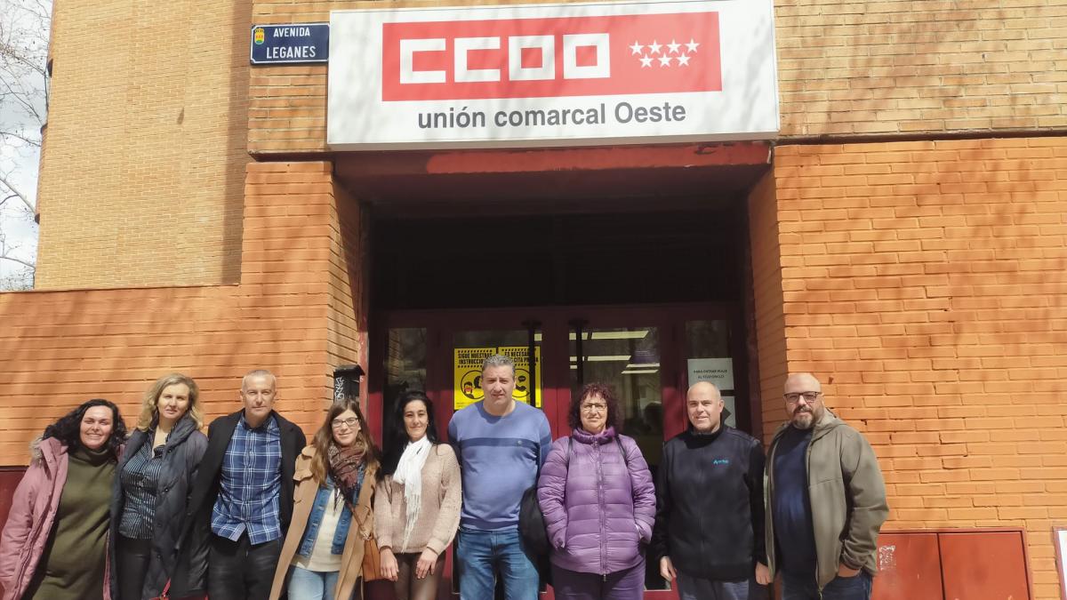 Constitucin de la Nueva Comisin Ejecutiva de la Unin Comarcal Oeste de CCOO de Madrid