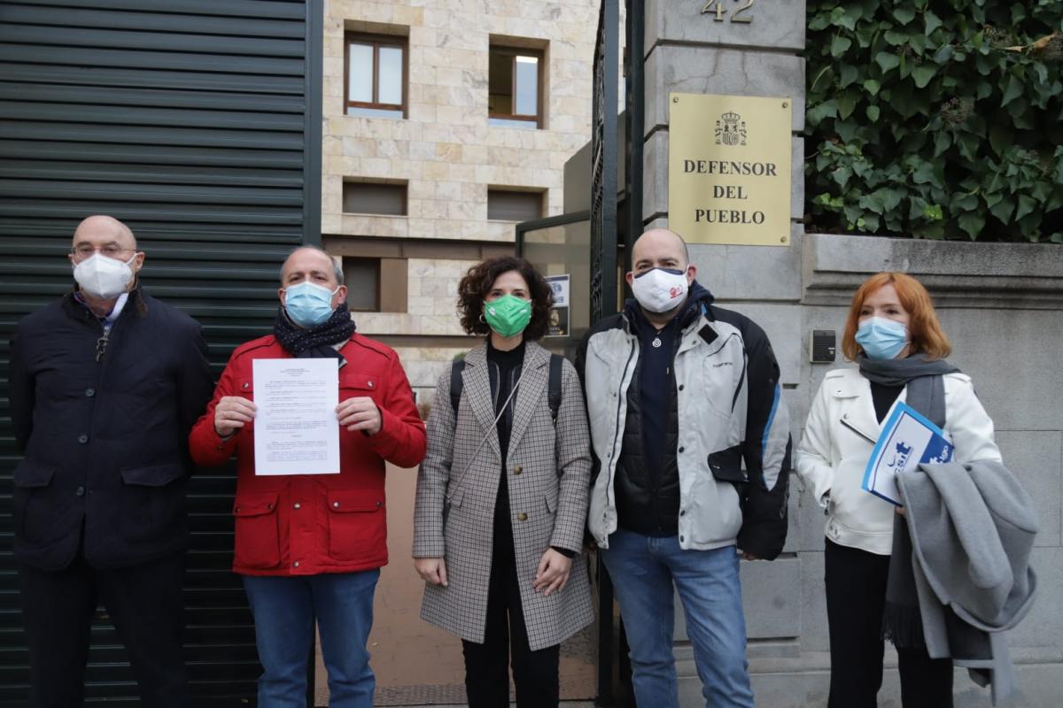 Representantes de la Mesa Sectorial de Sanidad