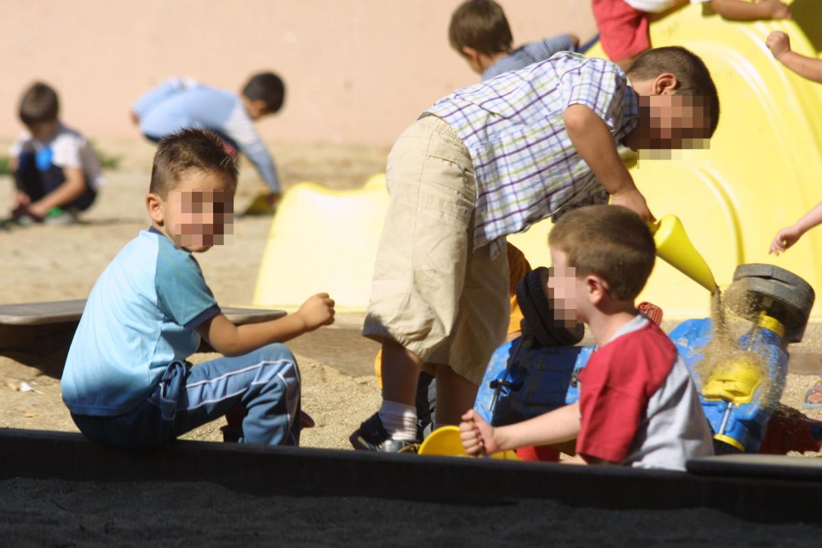 Niños en un colegio de Madrid (archivo)