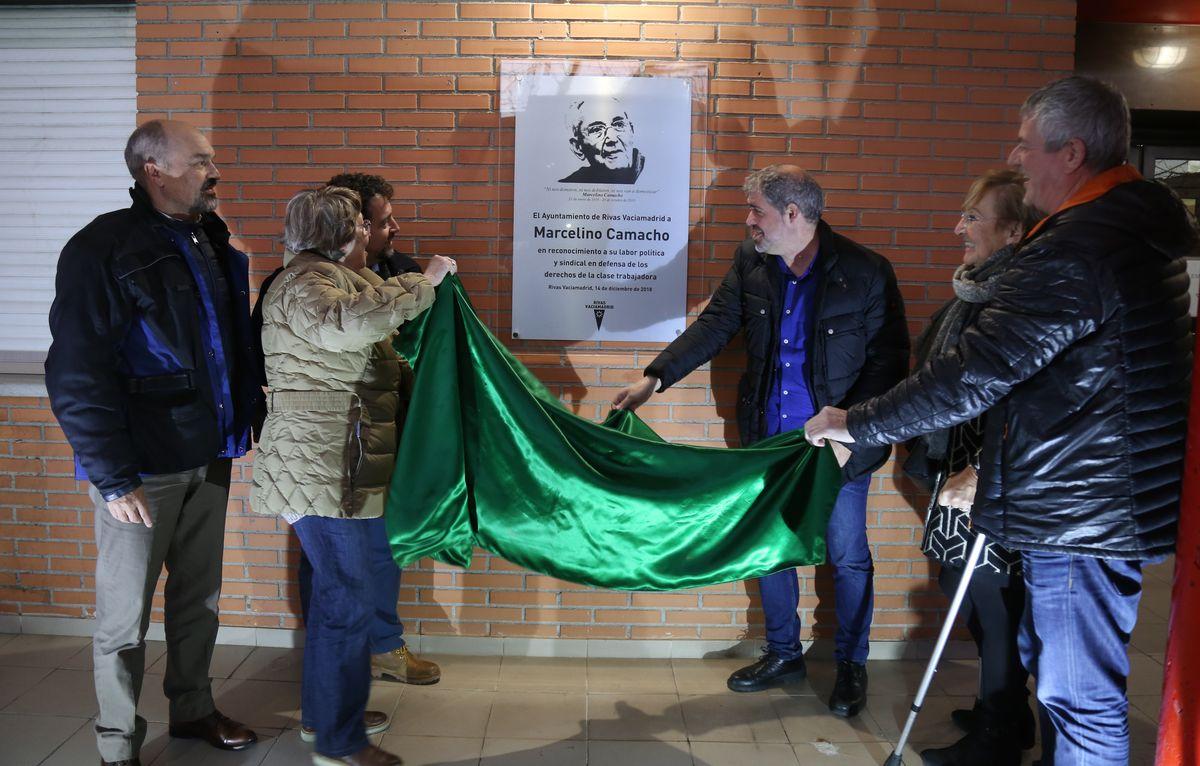 Homenaje a Marcelino Camacho en Rivas Vaciamadrid