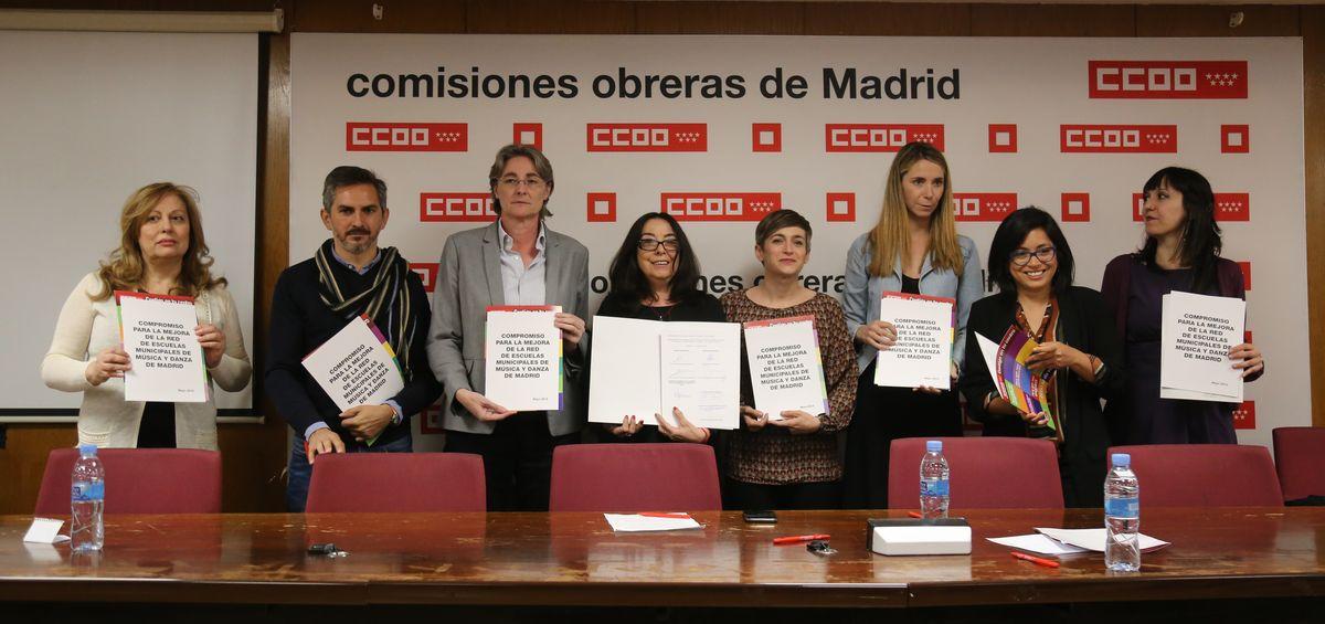 Compromiso poltico para mejorar las condiciones laborales en la Escuelas de Msica y Danza