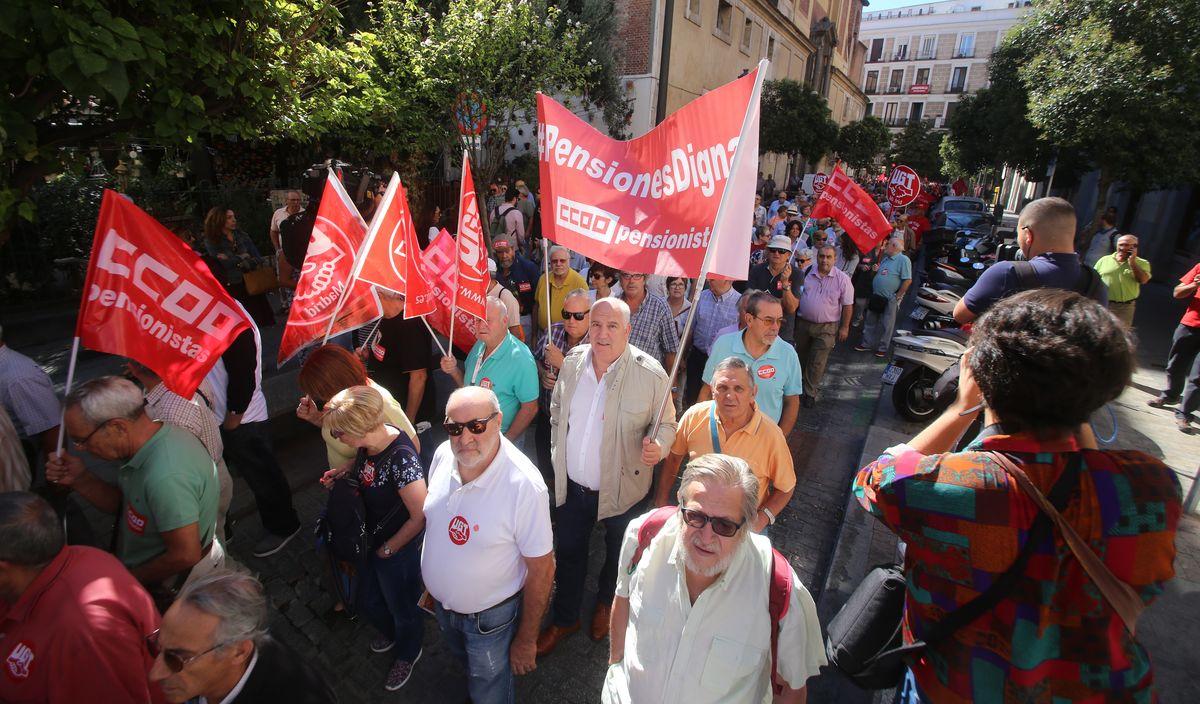 Manifestacin por las pensiones presentes y futuras, 1-10-2018