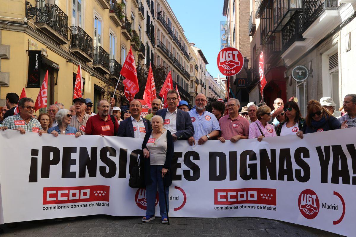 Manifestacin por las pensiones presentes y futuras, 1-10-2018