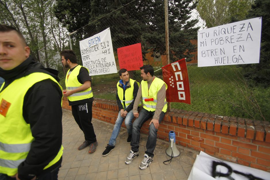 Huelga en BTREN 5 mayo 2016